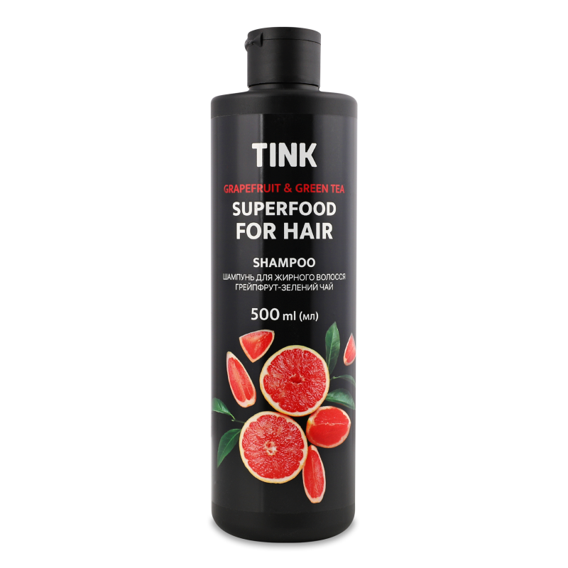 Шампунь Грейпфрут-Зелений чай д/жирного волосся 500мл Тінк