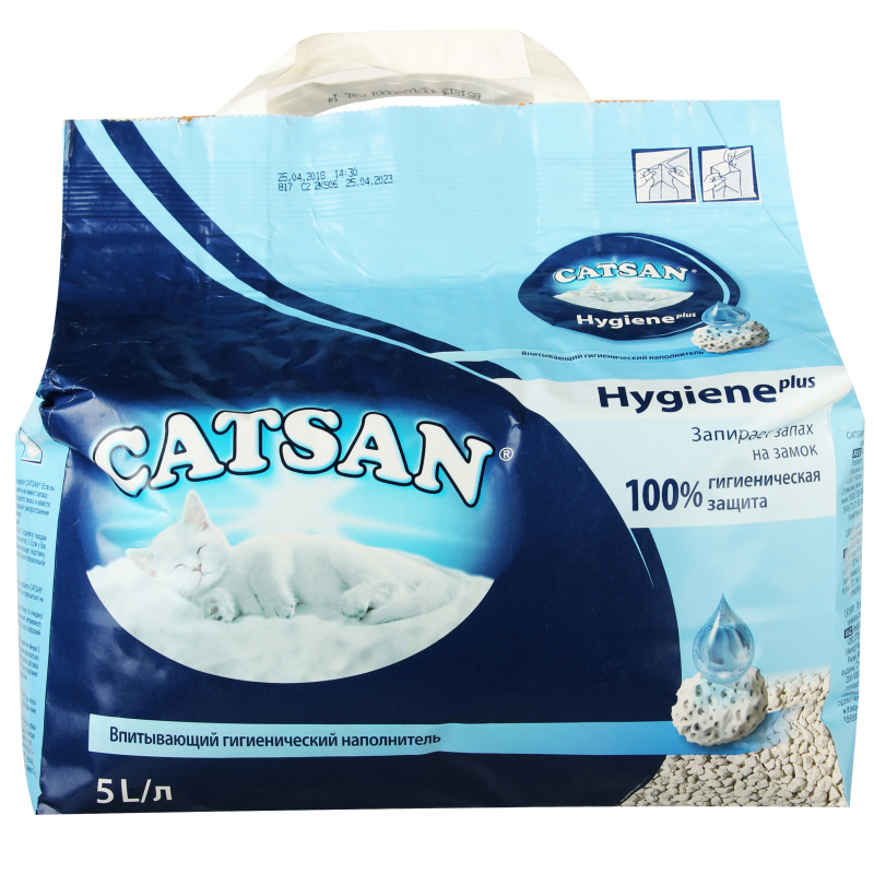 Наполнитель для кошачьих туалетов Hygiene Plus Catsan м/у 10л Catsan ...