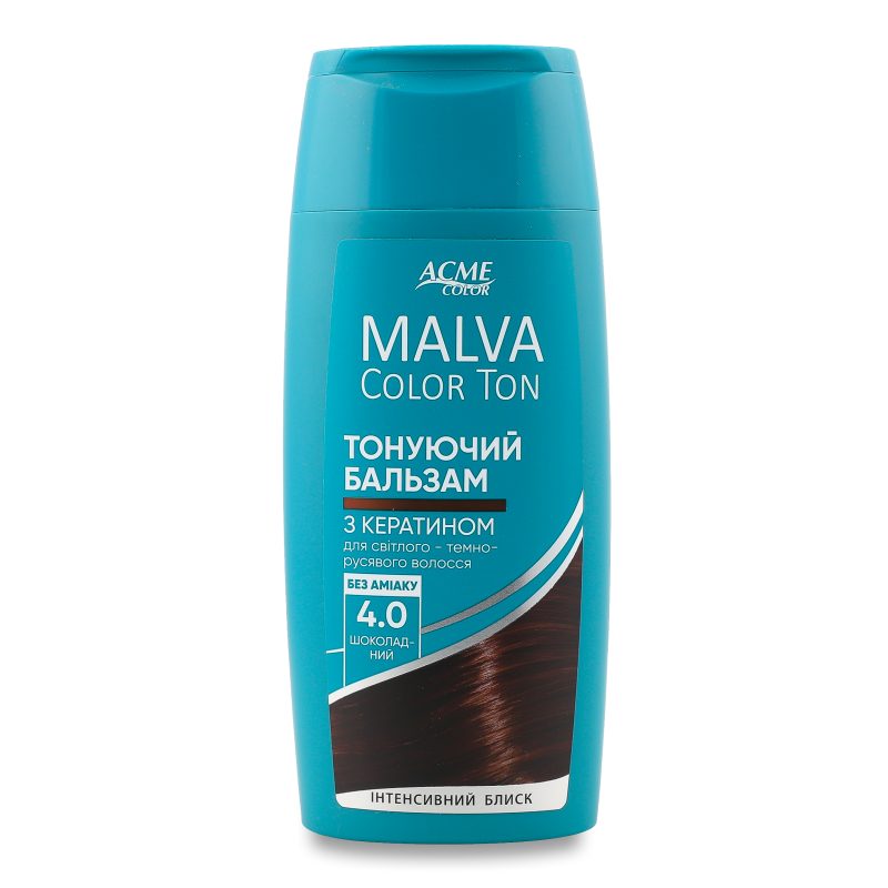 Бальзам тонуючий Color Ton 4.0 шоколадний 180мл Malva