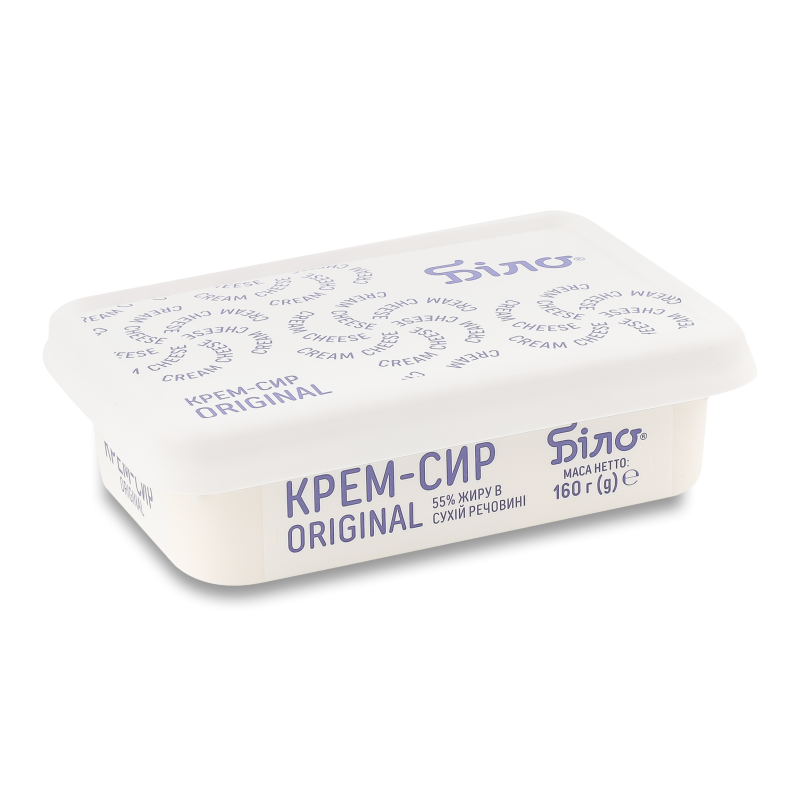 Крем-сир Original 55% 160г ванночка Біло