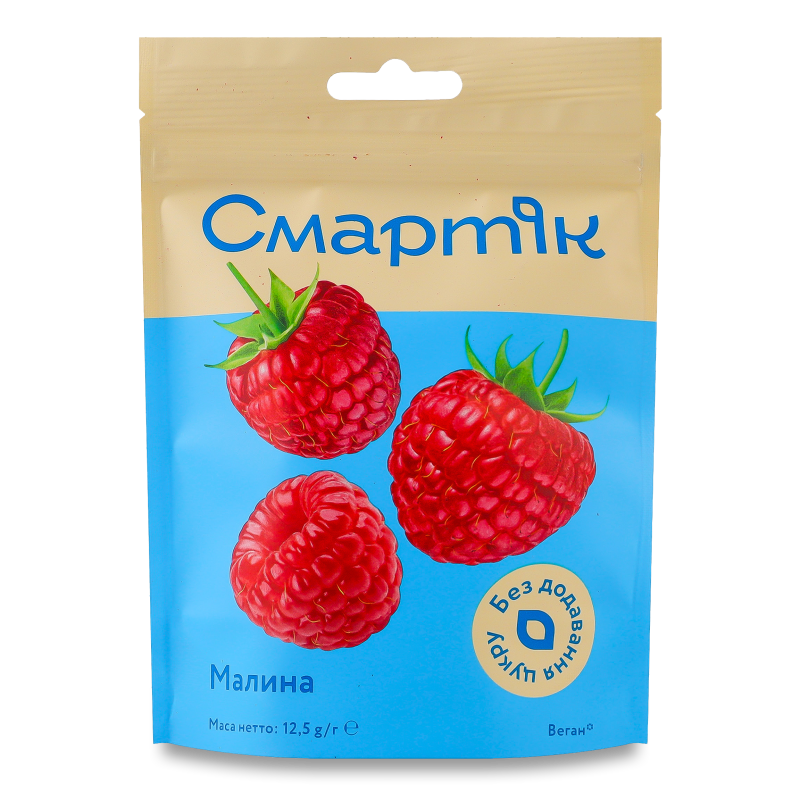 Малина ціла сублімована 12,5г Смартік