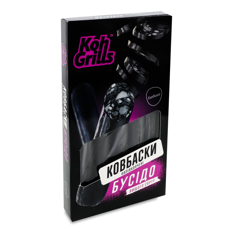Ковбаски Бусідо н/к в/г без оболонки 350г газ/уп Koh Grills