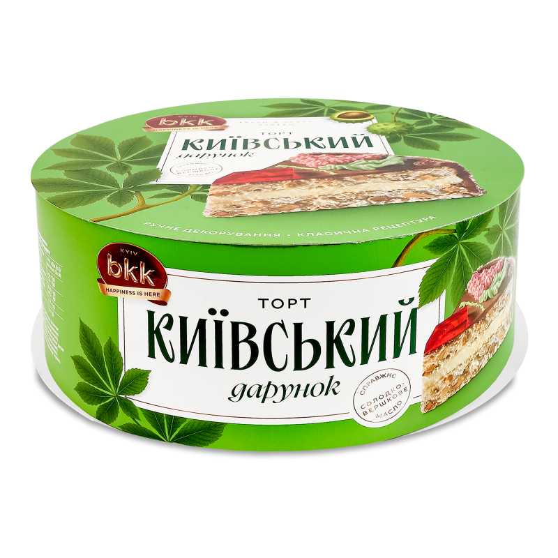 Торт Київський дарунок з арахісом 850г БКК