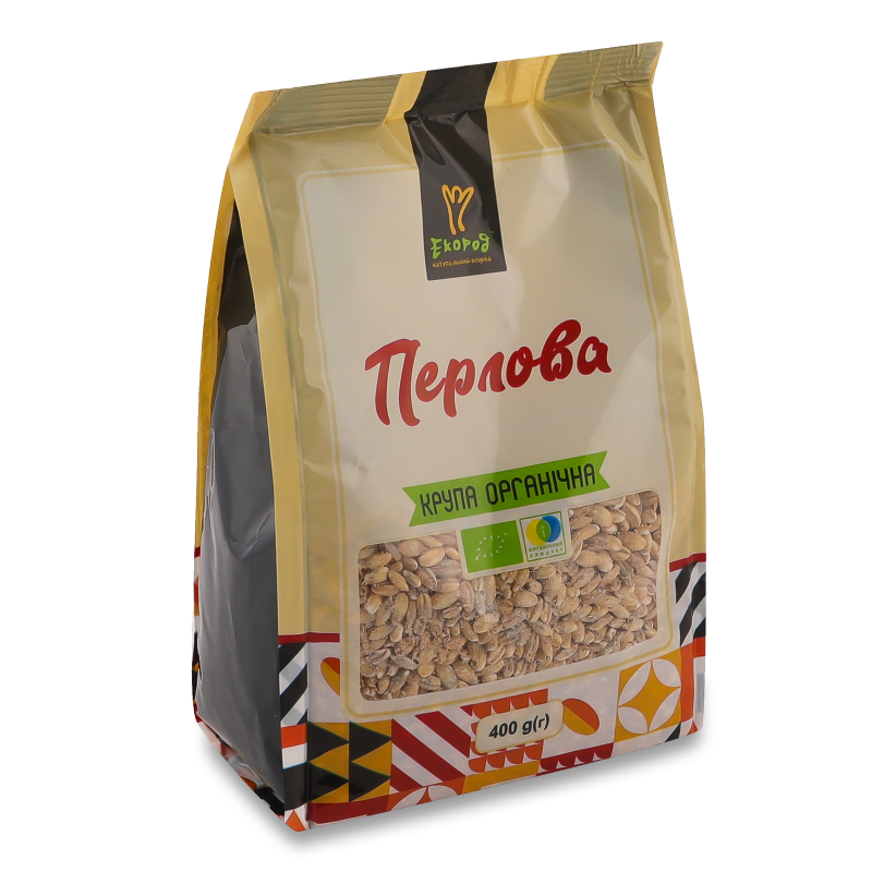 Крупа перлова органічна 400г Екород