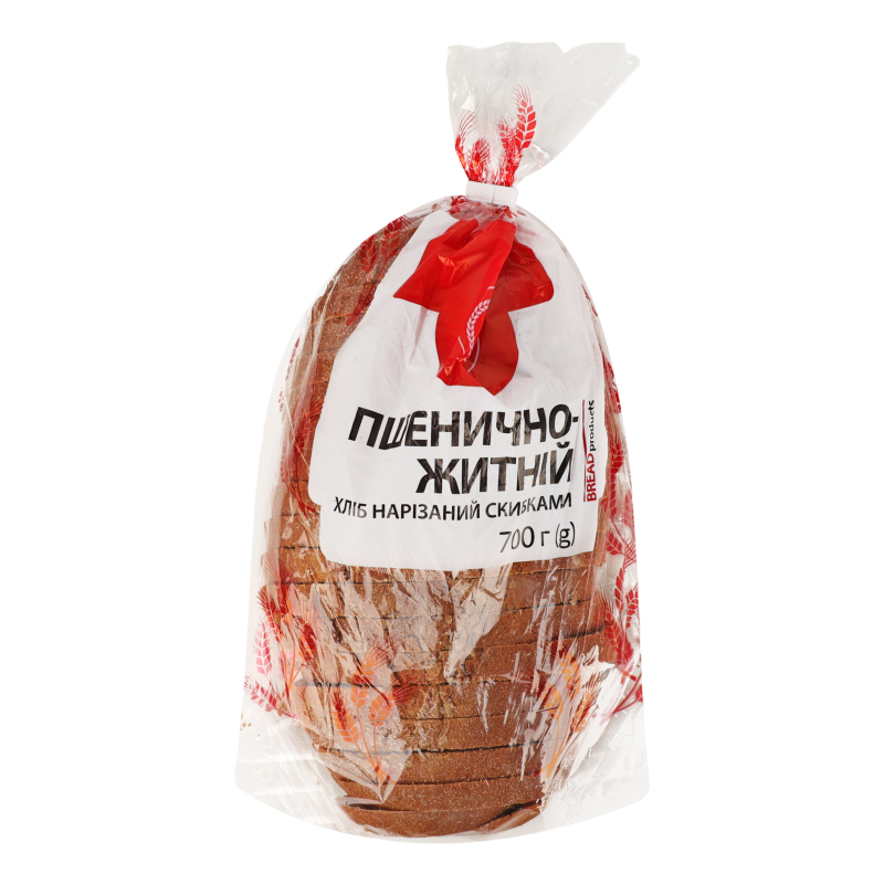Хліб нарізний пшенично-житній ТМ "1" м/у