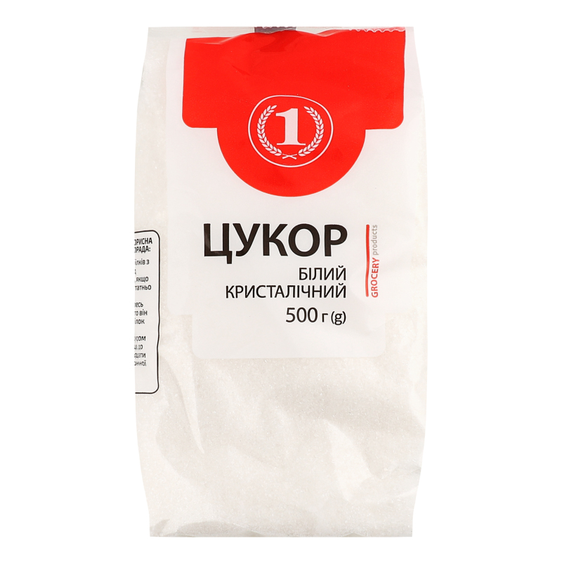 Цукор білий кристалічний ТМ "1" м/у