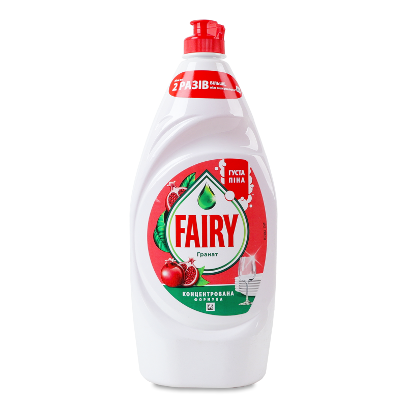 Засіб д/миття посуду Гранат 900мл Fairy