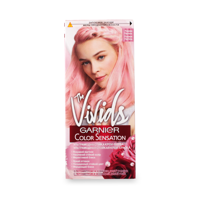 Крем-фарба д/волосся Колор Сенсейшн Вівідс Рожева пастель Гарньє