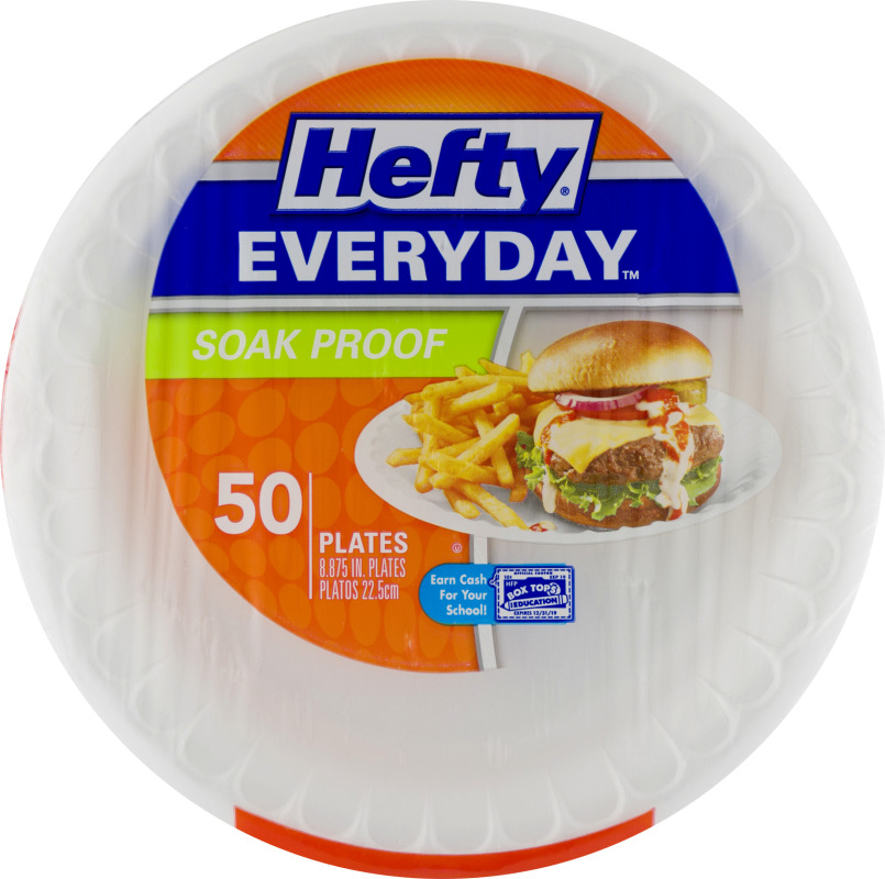 Hefty Everyday Plates Soak Proof 50 CT Hefty(13700088506) customers reviews
