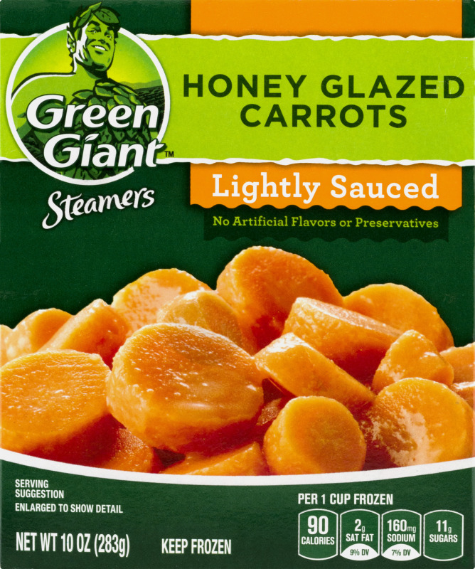 Green Giant Steamers Honey Glazed Carrots Lightly Sauce Green Giant