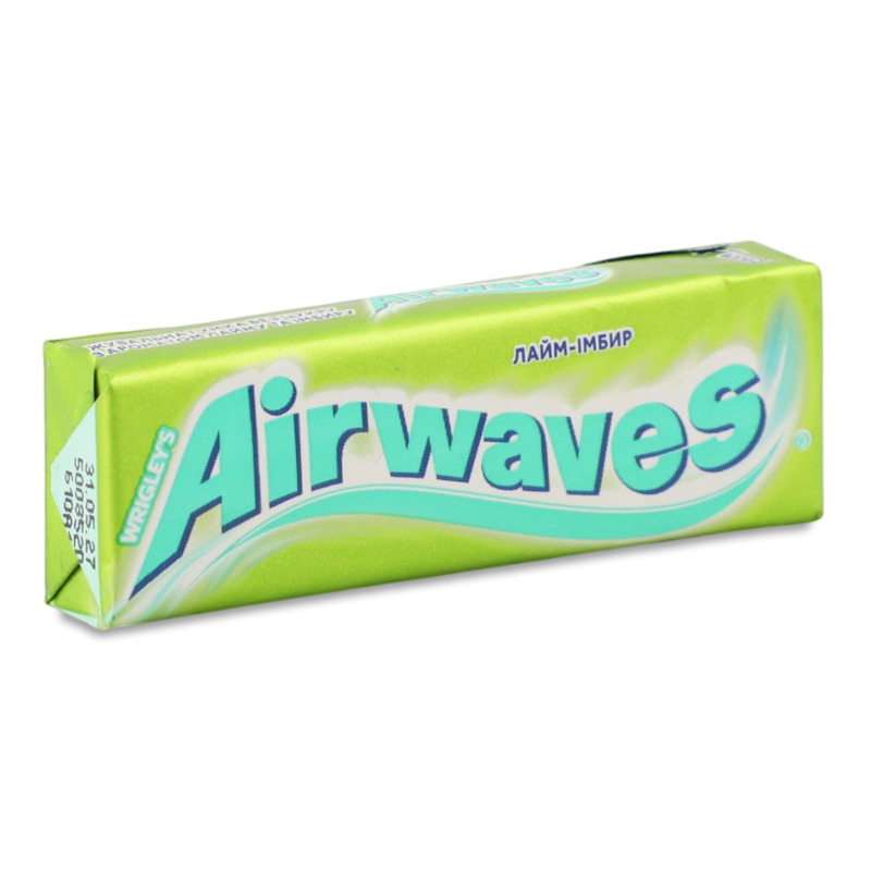 Гумка жувальна Лайм-імбир 14г Airwaves