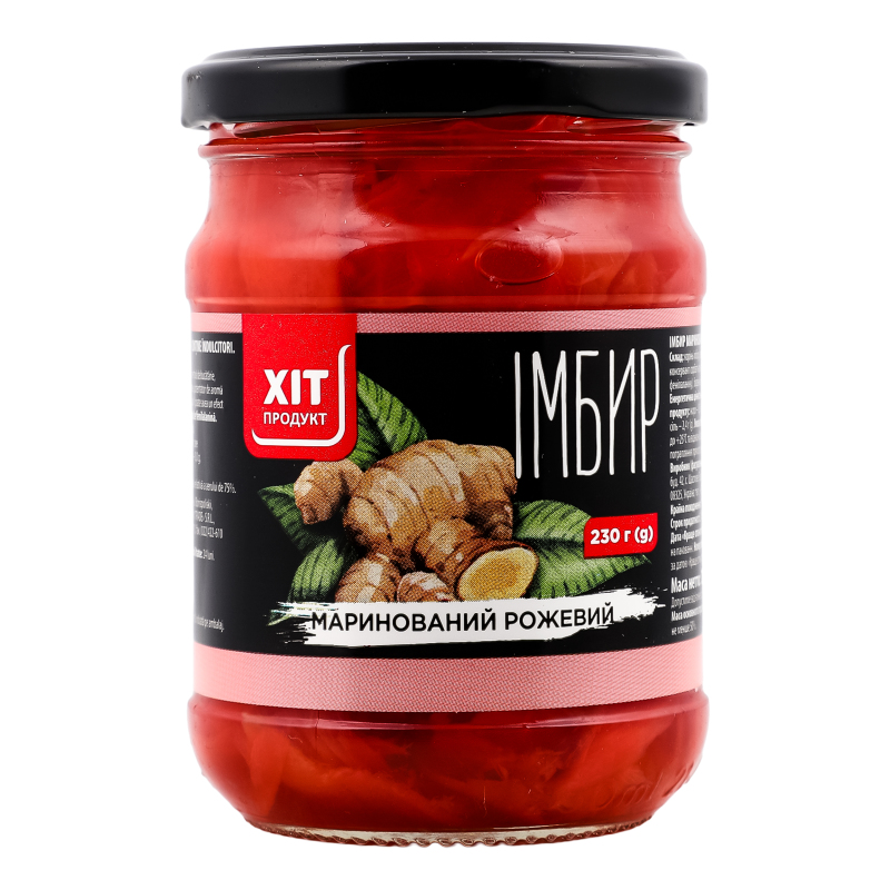Імбир рожевий маринований з підсолоджувачем Хіт продукт с/б