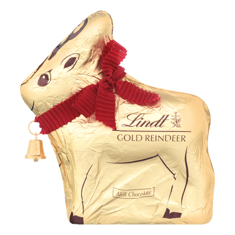 Шоколад молочний Gold Reindeer Lindt м/у