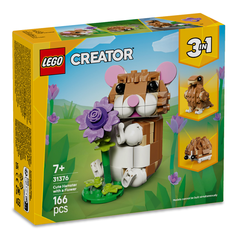 Конструктор Creator Чарівний хом’як з квіткою Lego