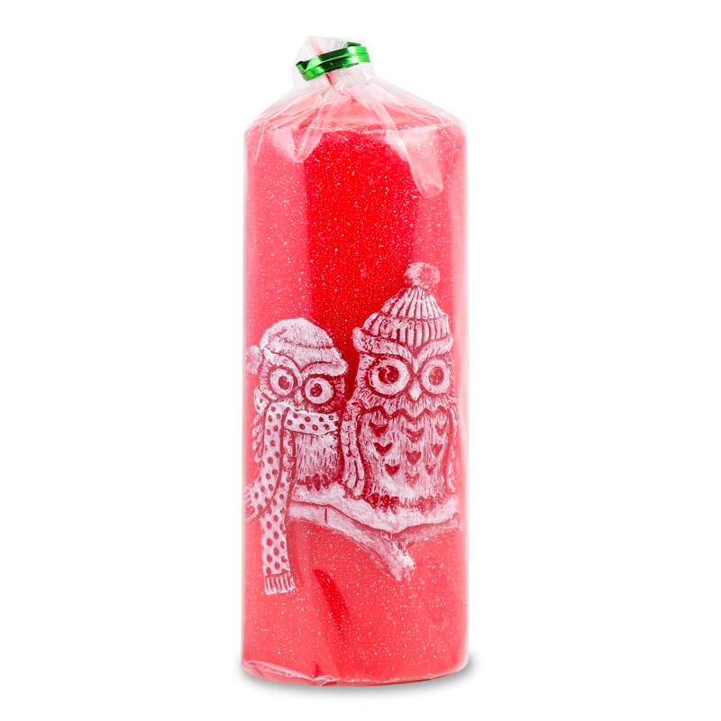 Свічка декоративна Сова циліндр 50*130мм Пако ІФ