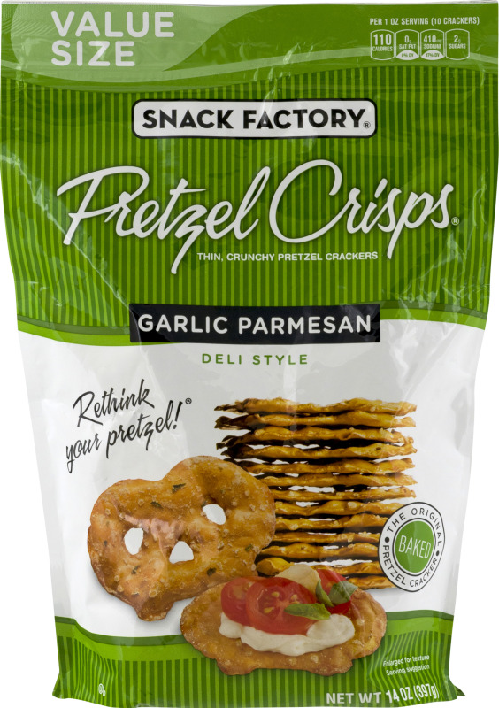 Snack Factory Pretzel Crisps Garlic Parmesan Snack Factory(49508001607
