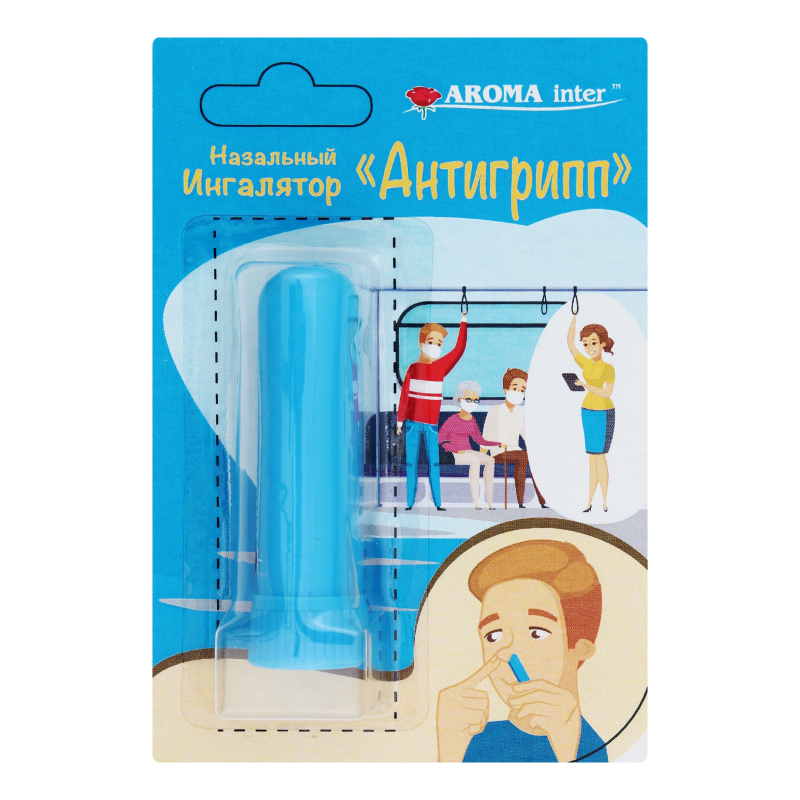 Ингалятор назальный Антигрипп Aroma Inter 2мл Aroma Inter ...