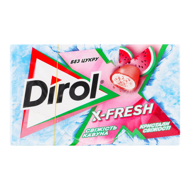 Гумка жувальна без цукру Свіжість кавуна X-Fresh Dirol к/у