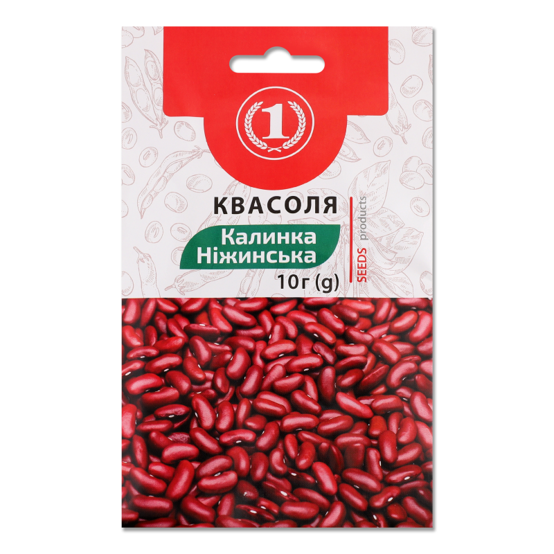 Насіння Квасоля Калинка Ніжинська 10г ТМ “1”