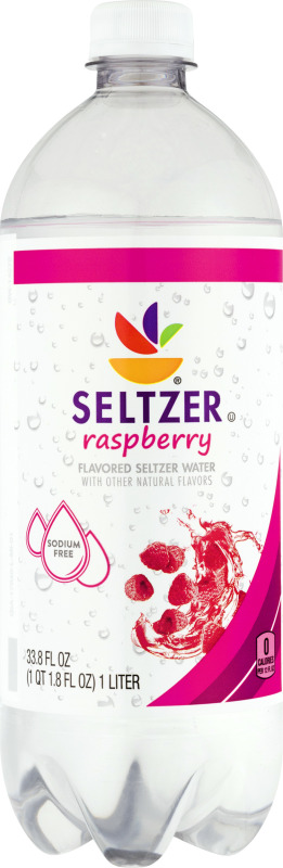 Ahold Seltzer Flavored Water Raspberry Ahold688267176463 Customers 
