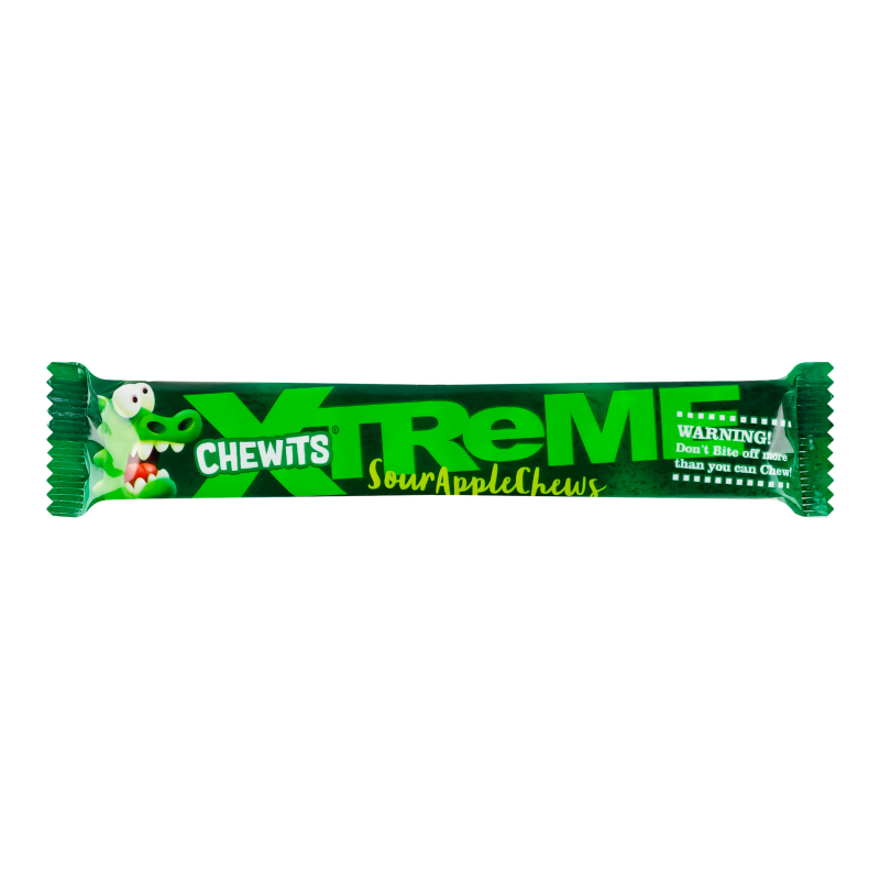 Конфеты жевательные Sour Apple Chews Xtreme Chewits м/у 34г