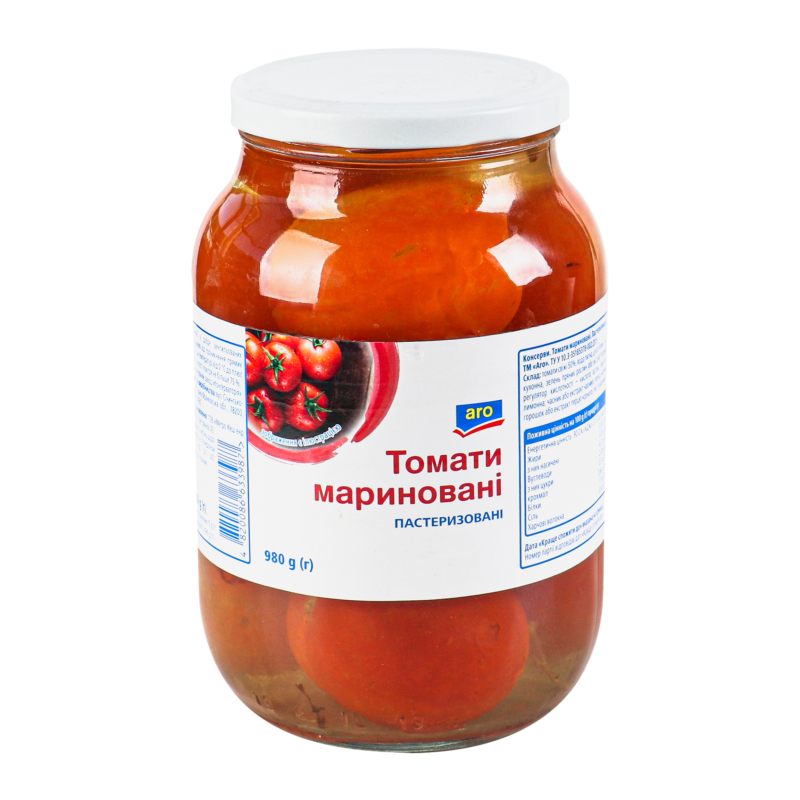 Томаты маринованные Aro с/б 980г Aro(4820086633987): купить в интернет ...