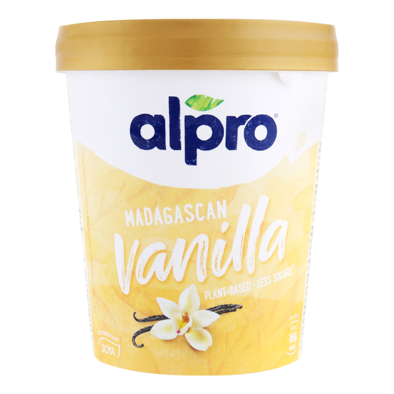 Морозиво 8% на рослинно-соєвій основі Madagascan Vanilla Alpro ст
