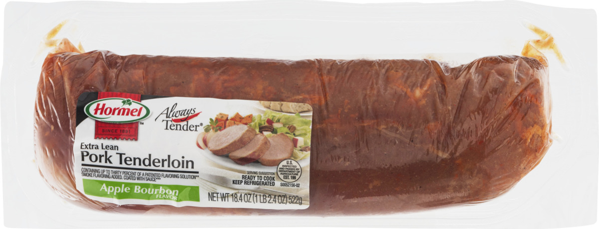Hormel Pork Tenderloin Apple Bourbon Extra Lean Hormel