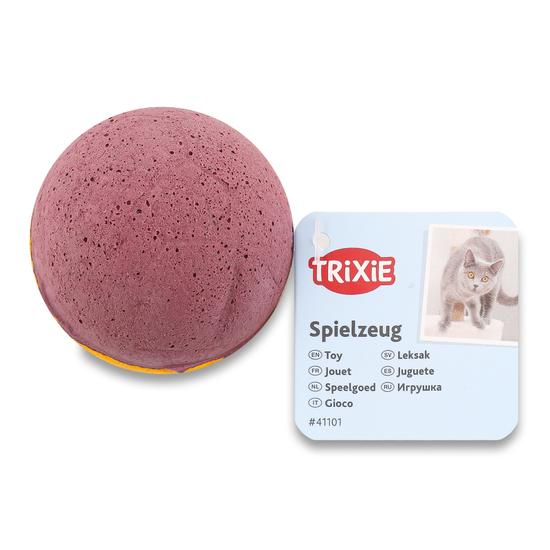 Іграшка д/котів М”яч поролон 4см Тріксі