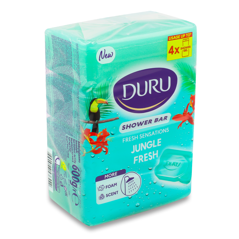 Мило Фреш Сенсейшн Свіжість джунглів 4*150г Дуру