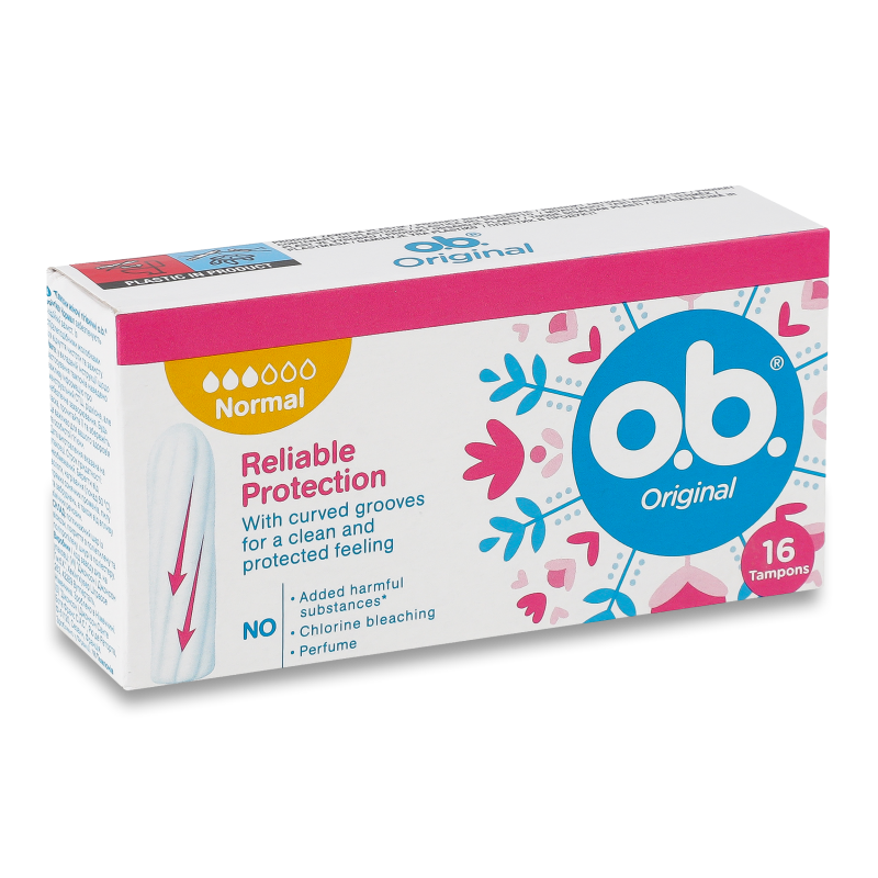 Тампони Оріджинал нормал 16шт ОБ