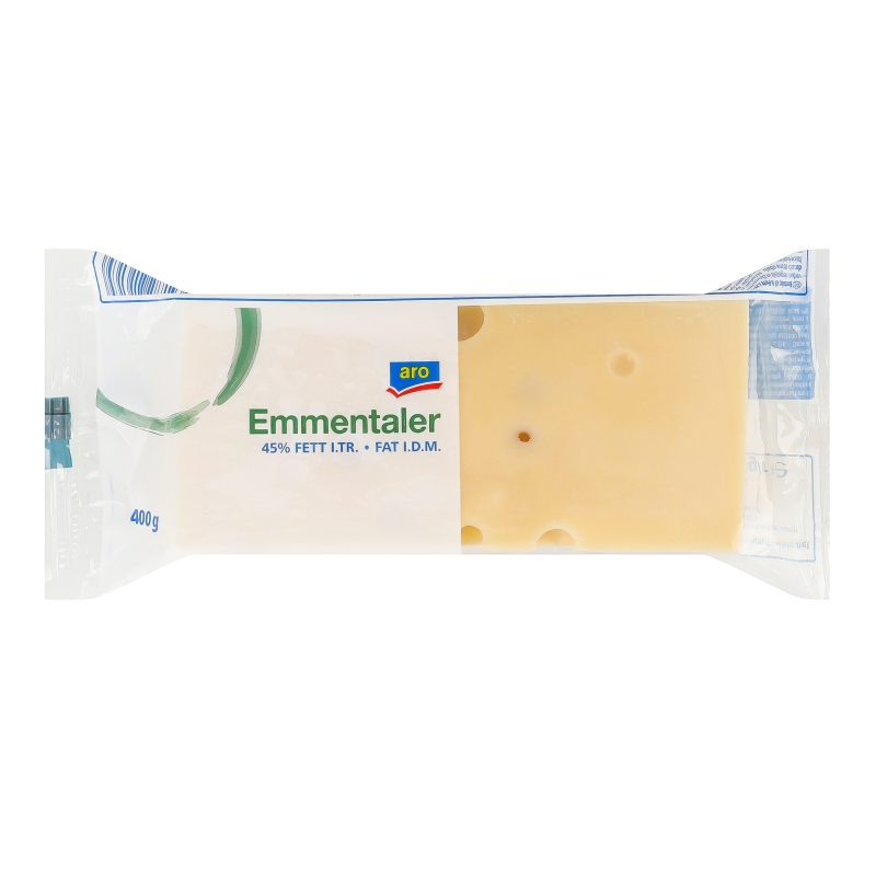 Сир 45% твердий Емменталь Aro м/у
