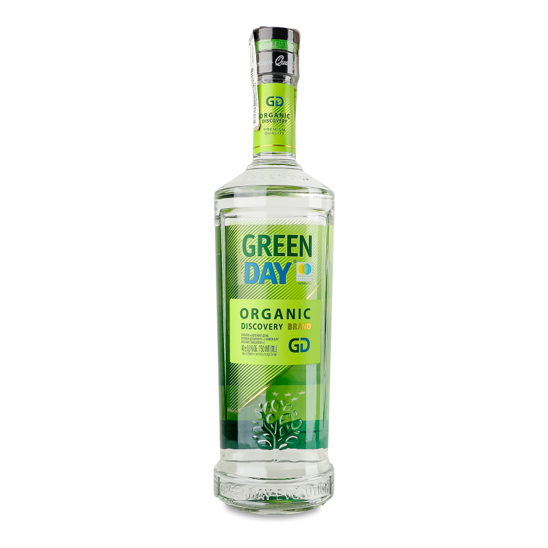 Горілка Organic Discovery 40% 0,75л Green Day