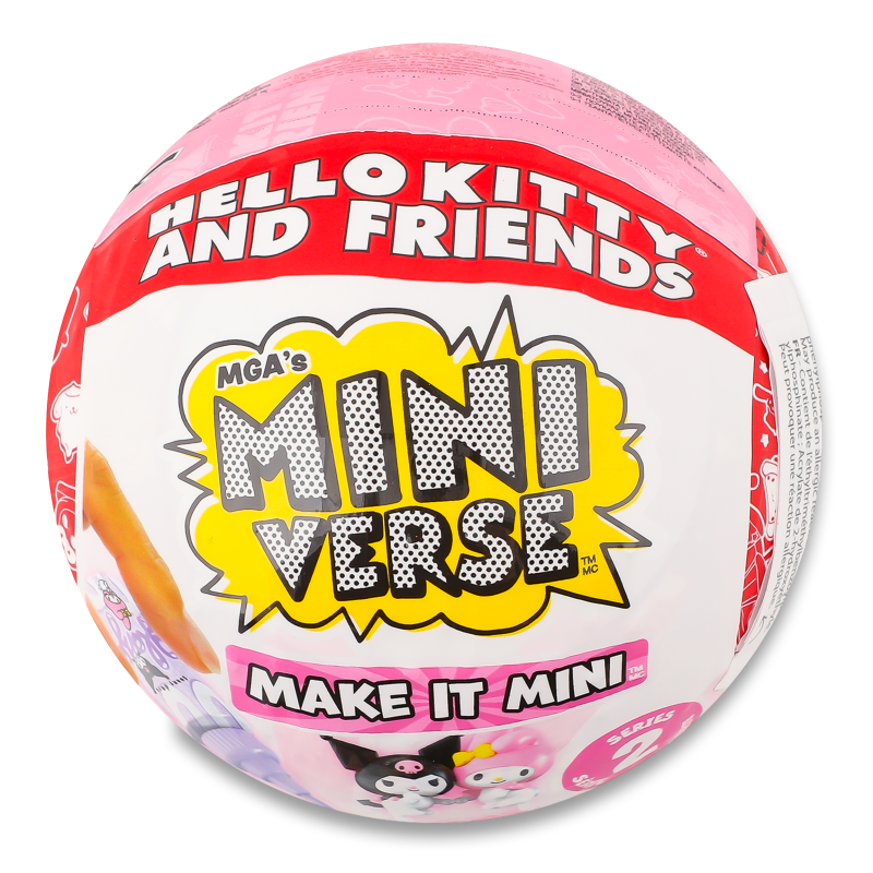 Набір ігровий Sanrio S2 Створи стиль з Хеллоу Кітті та друзями Miniverse