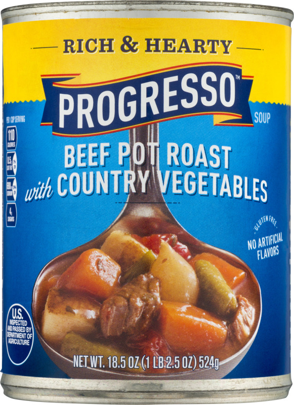 Progresso Rich & Hearty Beef Pot Roast with Country Vegetables Soup