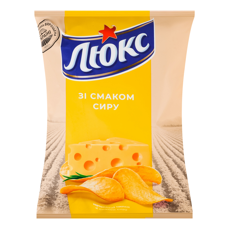 Чипси картопляні Сир Люкс м/у