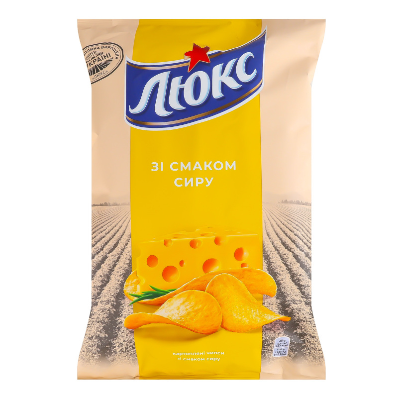 Чіпси зі смаком Сира Люкс 133г Люкс 7622210176172: купить в интернет ...