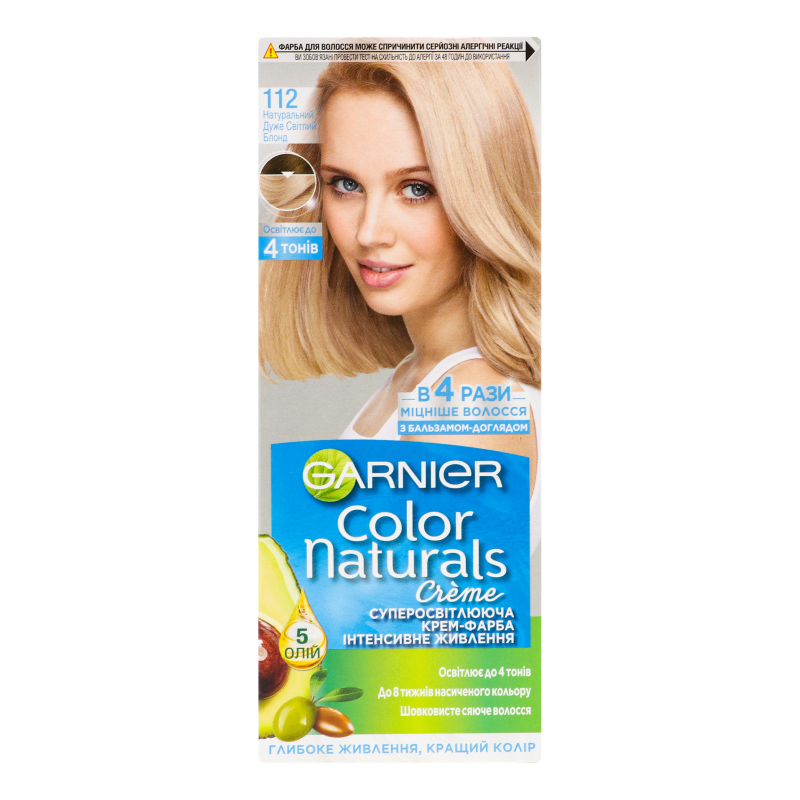 Крем-краска для волос суперосветляющая Color Naturals №112 Garnier 1шт ...