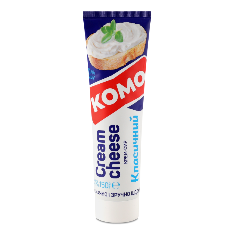 Крем-сир Класичний 60% 150г туба Комо