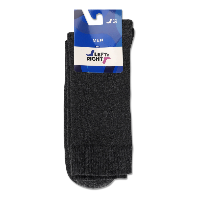 Шкарпетки чоловічі темно-сірі махрові р.44-45 240 Лівий енд Правий