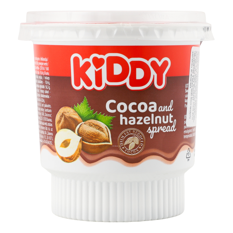 Какао-крем с лесными орехами Cocoa&Hazelnut Kiddy ст 400г Kiddy