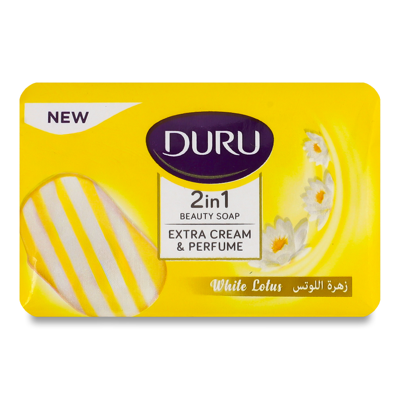 Мило 2в1 Білий лотос 100г Дуру