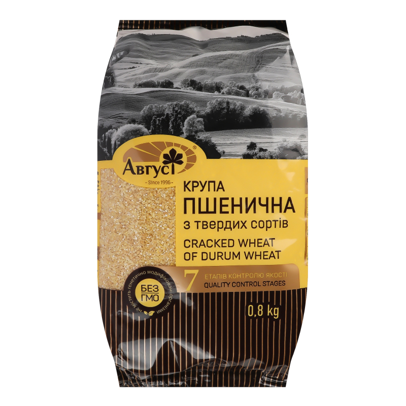 Крупа пшенична з твердих сортів Август м/у