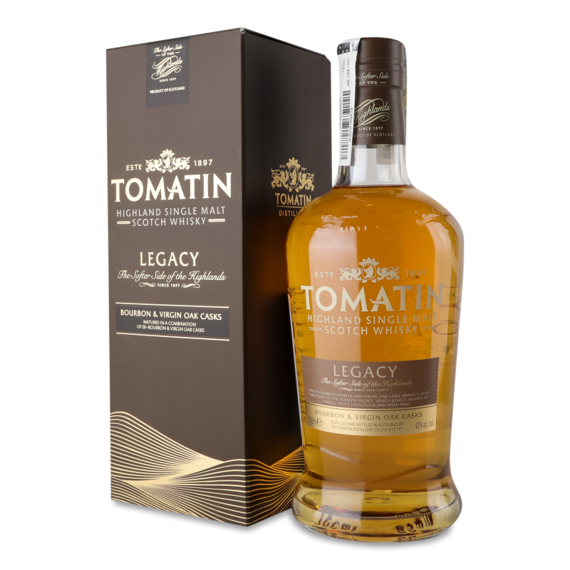 Віскі Легасі 43% 0,7л коробка Томатін