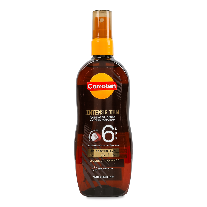 Олія-спрей Intense Tan SPF6 200мл Carroten