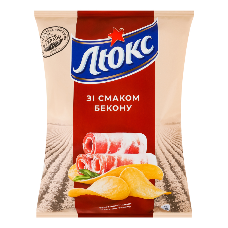 Чипси картопляні Бекон Люкс м/у