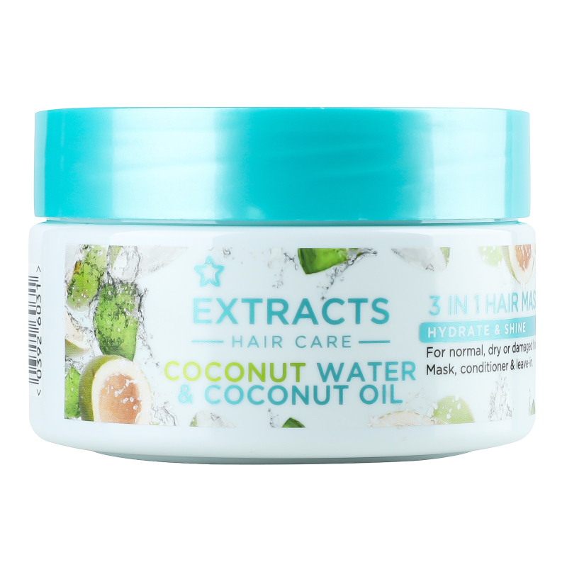 Маска для волос Coconut water&Coconut oil Extracts Superdrug 200мл ...