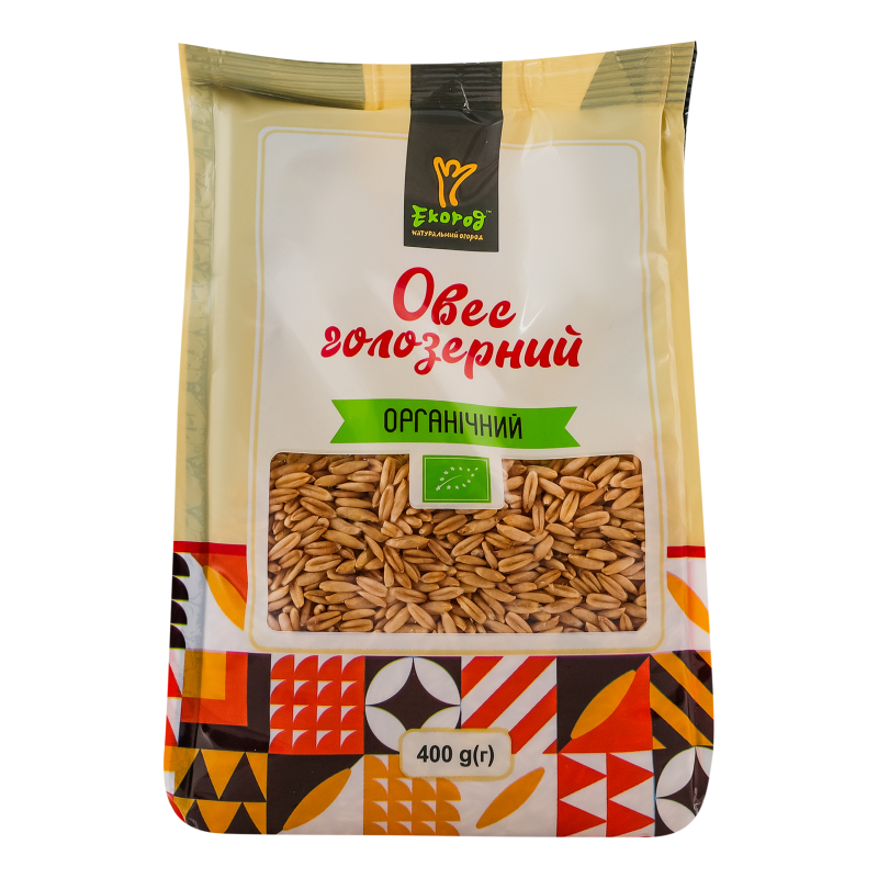 Овес зерно голозерний органічний Екород м/у