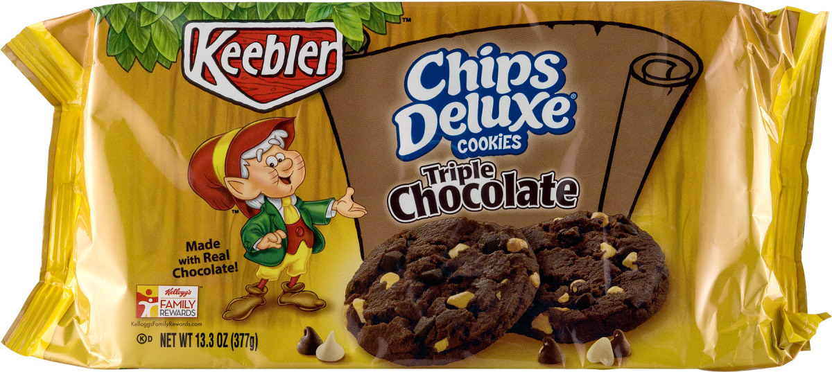 Keebler Chips Deluxe Cookies Triple Chocolate Keebler(30100757467