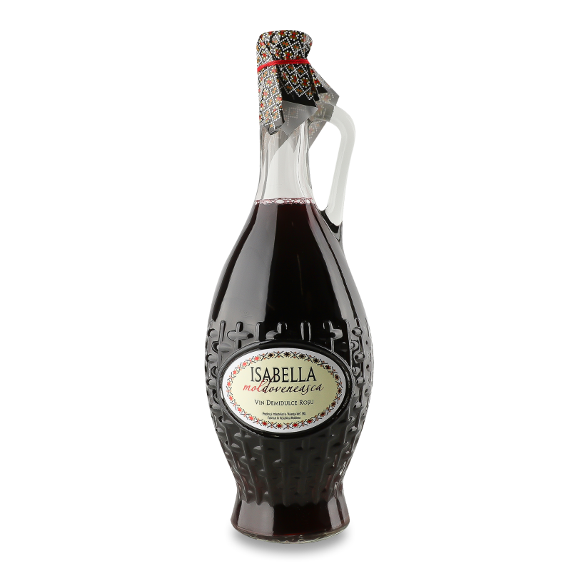 Вино Ізабелла Молдавська червоне н/солодке 9% 0,7л Аліанца